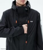 Dope Riided - mehed Blizzard light täistõmblukuga välijope Dope must B62VTF144 - Image 9