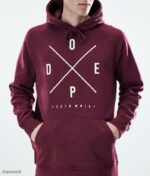Dope Riided - mehed igapäevane kapuuts Dope 2x-up Burgundia B62VTF297 - Image 2