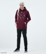 Dope Riided - mehed igapäevane kapuuts Dope 2x-up Burgundia B62VTF297 - Image 3