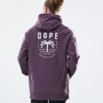Dope Riided - mehed igapäevane kapuuts Dope palm pleekinud viinamari B62VTF295