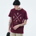 Dope Riided - mehed igapäevane t-särk Dope 2x-up Burgundia B62VTF343