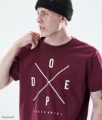 Dope Riided - mehed igapäevane t-särk Dope 2x-up Burgundia B62VTF343 - Image 5