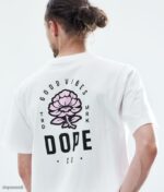Dope Riided - mehed igapäevane t-särk Dope roosa valge B62VTF357 - Image 6