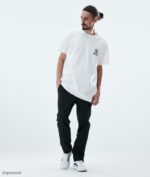 Dope Riided - mehed igapäevane t-särk Dope roosa valge B62VTF357 - Image 9