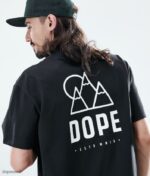 Dope Riided - mehed igapäevane t-särk Dope tõuse mustaks B62VTF358 - Image 5