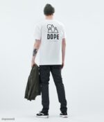 Dope Riided - mehed igapäevane t-särk Dope tõuse valgeks B62VTF365 - Image 3
