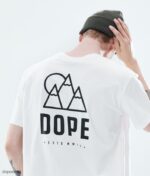 Dope Riided - mehed igapäevane t-särk Dope tõuse valgeks B62VTF365 - Image 5