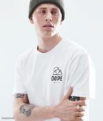 Dope Riided - mehed igapäevane t-särk Dope tõuse valgeks B62VTF365 - Image 6