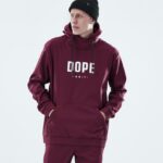 Dope Riided - mehed lennu kapuuts Dope Burgundia B62VTF293