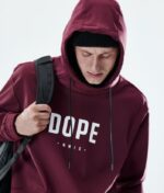 Dope Riided - mehed lennu kapuuts Dope Burgundia B62VTF293 - Image 9