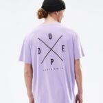 Dope Riided - mehed standardne t-särk Dope 2x üles pleekinud violetne B62VTF348