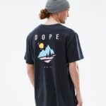 Dope Riided - mehed standardne t-särk Dope mänd must B62VTF351