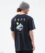 Dope Riided - mehed standardne t-särk Dope mänd must B62VTF351