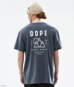 Dope Riided - mehed standardne t-särk Dope tipp metallist sinine B62VTF356