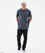 Dope Riided - mehed standardne t-särk Dope tipp metallist sinine B62VTF356 - Image 5