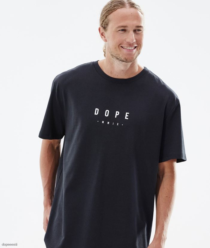 Dope Riided - mehed standardne t-särk Dope tipp must B62VTF342 - Image 6