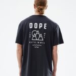 Dope Riided - mehed standardne t-särk Dope tipp must B62VTF362