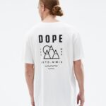 Dope Riided - mehed standardne t-särk Dope tipp valge B62VTF346
