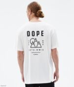 Dope Riided - mehed standardne t-särk Dope tipp valge B62VTF346