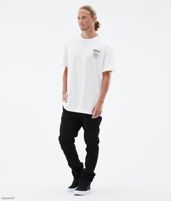 Dope Riided - mehed standardne t-särk Dope tipp valge B62VTF346 - Image 5
