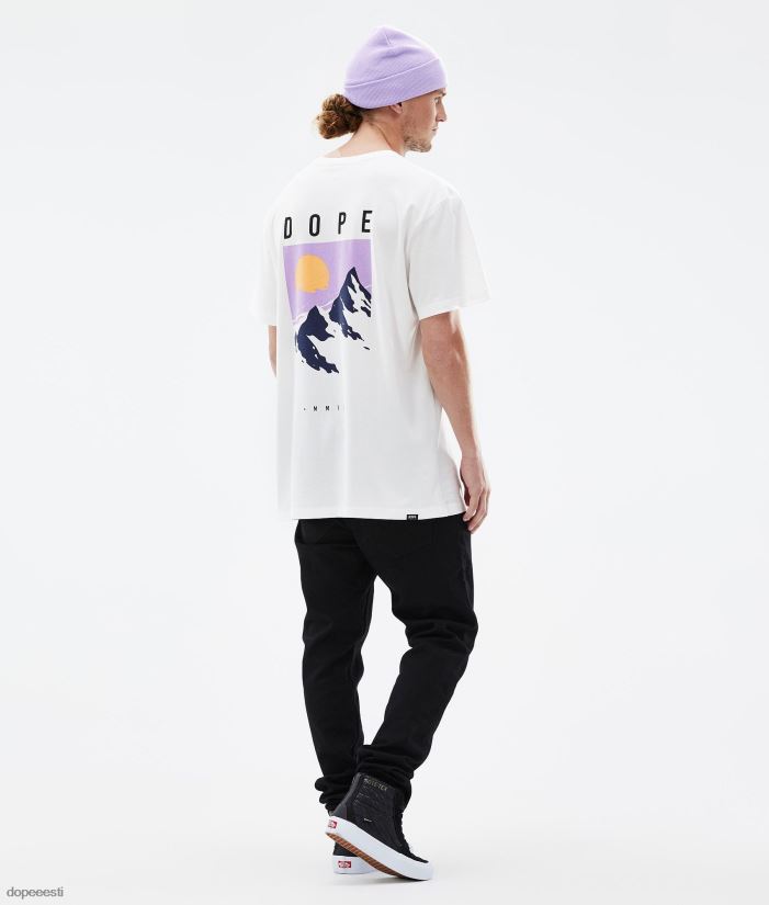 Dope Riided - mehed standardne t-särk Dope tipp valge B62VTF353 - Image 7