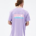 Dope Riided - mehed standardne t-särk Dope vahemik tuhmunud violetne B62VTF347