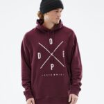 Dope Riided - mehed tavaline kapuuts Dope 2x-up Burgundia B62VTF302