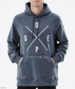 Dope Riided - mehed tavaline kapuuts Dope 2x-up metallist sinine B62VTF290 - Image 6