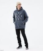 Dope Riided - mehed tavaline kapuuts Dope 2x-up metallist sinine B62VTF290 - Image 8