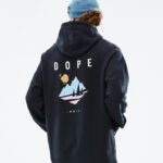 Dope Riided - mehed tavaline kapuuts Dope mänd must B62VTF292