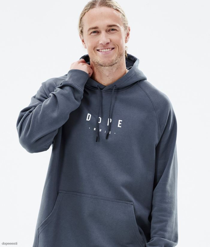 Dope Riided - mehed tavaline kapuuts Dope tipp metallist sinine B62VTF288 - Image 3