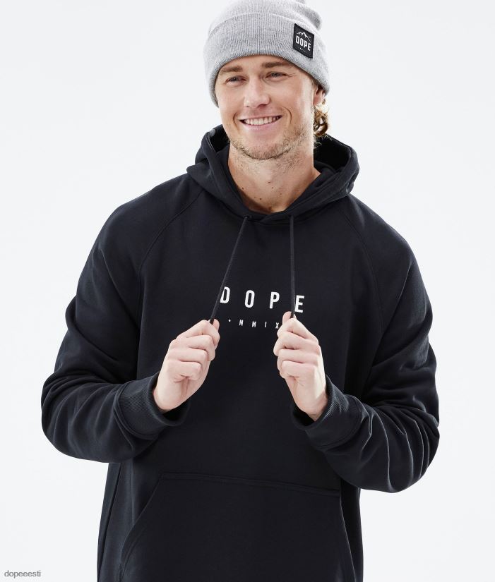 Dope Riided - mehed tavaline kapuuts Dope tipp must B62VTF282 - Image 3