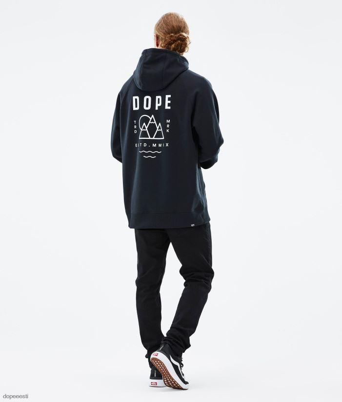 Dope Riided - mehed tavaline kapuuts Dope tipp must B62VTF300 - Image 4
