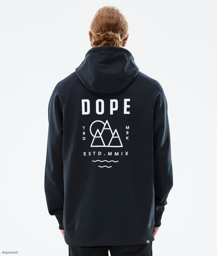 Dope Riided - mehed tavaline kapuuts Dope tipp must B62VTF300 - Image 1