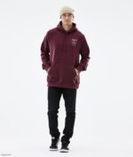 Dope Riided - mehed tavaline kapuuts Dope tippkohtumine Burgundia B62VTF303 - Image 5