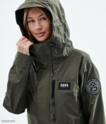 Dope Riided - naised Blizzard light täistõmblukuga välisjope Dope oliiviroheline B62VTF639 - Image 7