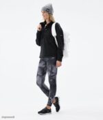 Dope Riided - naised kõrged tehnilised säärised Dope must batik B62VTF767 - Image 9