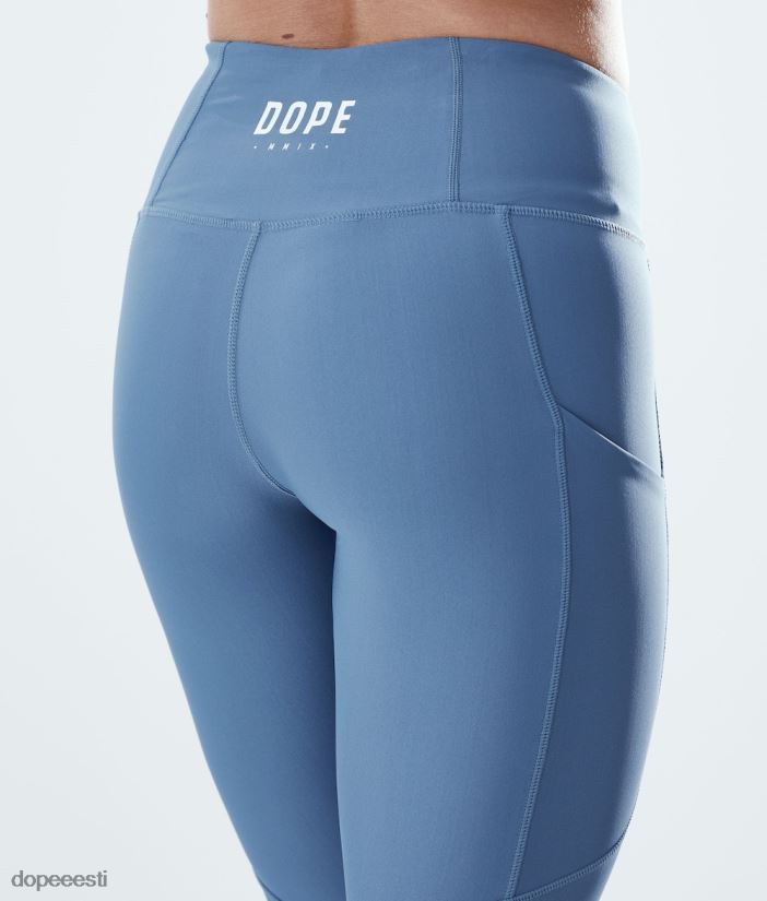 Dope Riided - naised kõrged tehnilised säärised Dope sinine teras B62VTF777 - Image 6