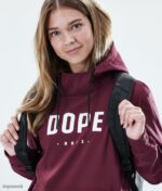 Dope Riided - naised lend kapuutsiga Dope Burgundia B62VTF869 - Image 9