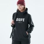 Dope Riided - naised lend kapuutsiga Dope must B62VTF856