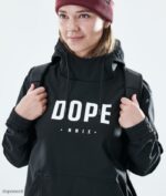 Dope Riided - naised lend kapuutsiga Dope must B62VTF856 - Image 8