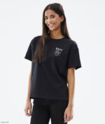 Dope Riided - naised standardne w t-särk Dope tipp must B62VTF891 - Image 3