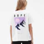 Dope Riided - naised standardne w t-särk Dope tipp valge B62VTF876