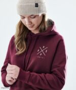 Dope Riided - naised tavaline kapuuts Dope 2x-up Burgundia B62VTF863 - Image 6