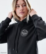 Dope Riided - naised tavaline kapuuts Dope nokk must B62VTF859 - Image 6