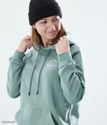 Dope Riided - naised tavaline kapuuts Dope nokk pleekinud roheliseks B62VTF870 - Image 6