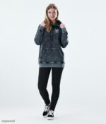 Dope Riided - naised tavaline kapuuts Dope peopesa pleegitatud mustaks B62VTF872 - Image 3