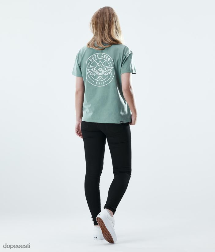 Dope Riided - naised tavaline t-särk Dope nokk pleekinud roheliseks B62VTF878 - Image 8