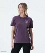Dope Riided - naised tavaline t-särk Dope palm pleekinud viinamari B62VTF894