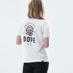 Dope Riided - naised tavaline t-särk Dope roosa valge B62VTF879